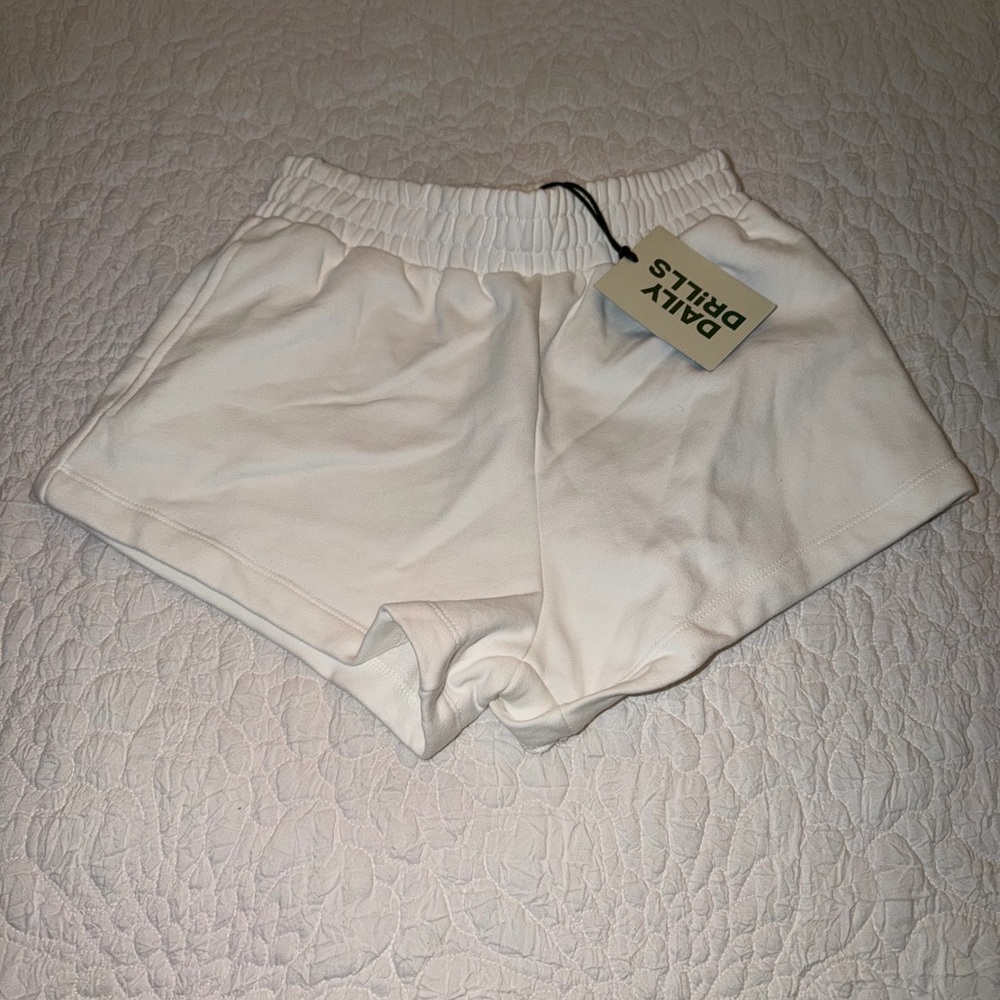 Daily Drills Women's white  Athletic Shorts